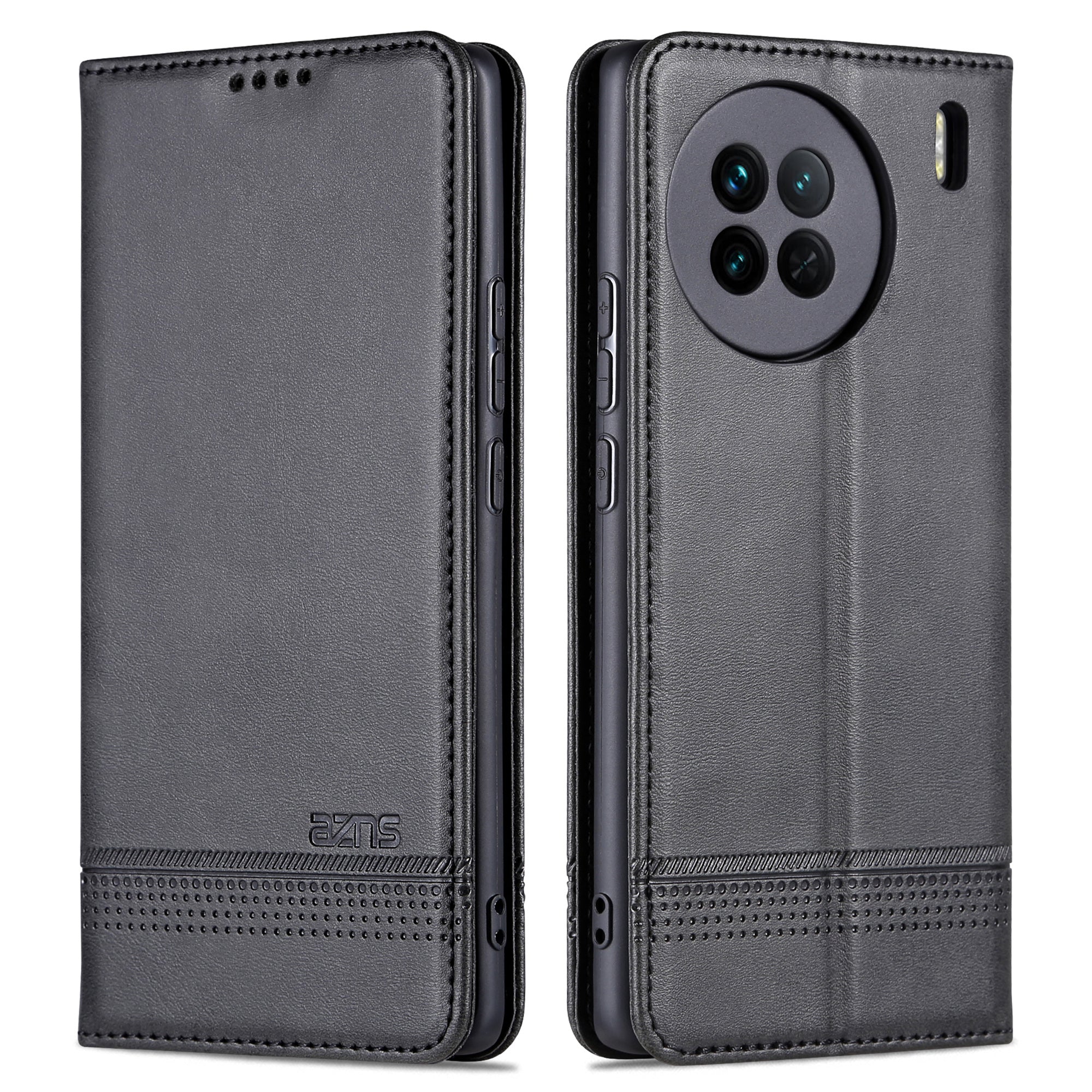 AZNS For vivo X90 Pro 5G Cowhide Texture Phone Case Stand Wallet PU Leather Magnetic Auto-absorbed Scratch-resistant Folio Flip Phone Cover AZNS For vivo X90 Pro 5G Cowhide Texture Phone Case Stand Wallet PU Leather Magnetic Auto-absorbed Scratch-resistant Folio Flip Phone Cover